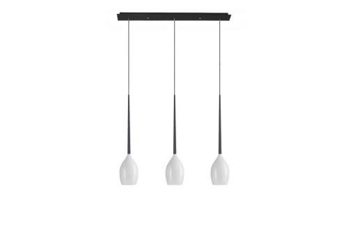 Lampa wisząca IZZA SHINY biała 3xE14 wys.130cm