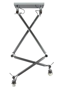 Lampa wisząca Azzardo ZYTA 2S LAMPBODY ALU srebrna 2xE27 wys.22-115cm