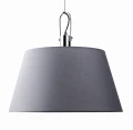 Lampa wisząca ALICANTE szara 1xE27 wys.150cm