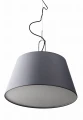 Lampa wisząca ALICANTE szara 1xE27 wys.150cm