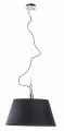 Lampa wisząca ALICANTE czarna 1xE27 wys.150cm