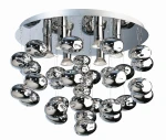 Plafon Azzardo LUVIA chrom 6xGU10 szer.50cm