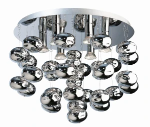 Plafon Azzardo LUVIA chrom 6xGU10 szer.50cm