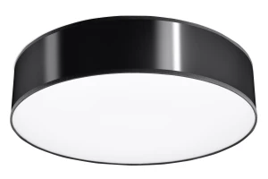 Plafon Sollux ARENA czarny E27 szer.45cm