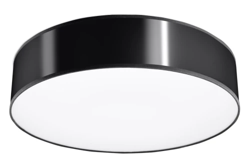 Plafon Sollux ARENA czarny E27 szer.45cm