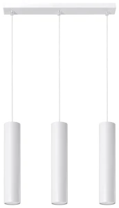 Lampa wisząca Sollux LAGOS 3 biała GU10 wys.90cm