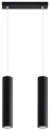 Lampa wisząca LAGOS 2 czarna GU10 wys.90cm
