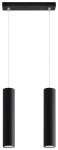 Lampa wisząca Sollux LAGOS 2 czarna GU10 wys.90cm