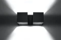 Kinkiet Sollux QUAD 2 czarny