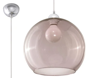 Lampa wisząca Sollux BALL grafit E27 wys.120cm