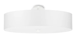 Plafon Sollux SKALA biały E27 szer.50cm