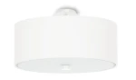 Plafon Sollux SKALA biały E27 szer.30cm