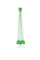 Lampa wisząca DIEGO 5 zielona E27 wys.90cm