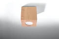Plafon Sollux QUAD Naturalne Drewno