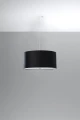Lampa wisząca Sollux OTTO 50 czarna E27 wys.115cm