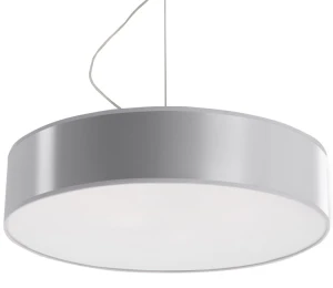 Lampa wisząca Sollux ARENA 45 szara 3xE27 wys.111cm