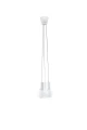 Lampa wisząca Sollux DIEGO 3 biała E27 wys.90cm