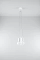 Lampa wisząca Sollux DIEGO 3 biała E27 wys.90cm