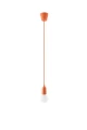 Lampa wisząca DIEGO 1 pomarańczowa 1xE27 wys.90cm