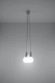 Lampa wisząca Sollux DIEGO 3 biała E27 wys.90cm