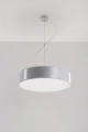 Lampa wisząca ARENA 45 szara 3xE27 wys.111cm