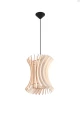 Lampa wisząca Sollux ORIANA drewniany E27 wys.107cm