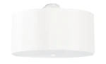 Plafon Sollux OTTO biały E27 szer.50cm
