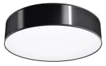 Plafon Sollux ARENA czarny E27 szer.25cm