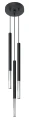 Lampa wisząca MOZAICA 3P czarna/chrom 3xG9 wys.90cm