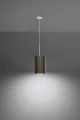 Lampa wisząca OTTO 15 czarna E27 wys.125cm