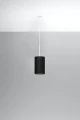 Lampa wisząca OTTO 15 czarna E27 wys.125cm