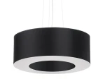 Lampa wisząca Sollux SATURNO 50 czarna E27 śr.50cm wys.112cm