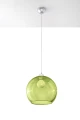 Lampa wisząca BALL zielona 1xE27 wys.120cm
