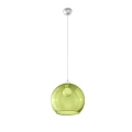 Lampa wisząca BALL zielona 1xE27 wys.120cm