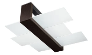 Plafon Sollux FENIKS wenge E27 szer.43cm