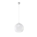 Lampa wisząca BALL transparentna E27 wys.120cm
