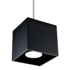 Lampa wisząca Sollux QUAD 1 czarna 1xGU10 wys.110cm