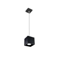 Lampa wisząca Sollux QUAD 1 czarna 1xGU10 wys.110cm