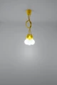 Lampa wisząca DIEGO 3 żółta 3xE27 wys.90cm
