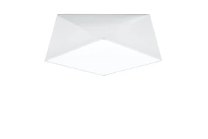 Plafon Sollux HEXA biały E27 szer.40cm