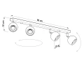 Spot OCULARE 4L czarny GU10