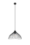 Lampa wisząca Sollux UMB czarna E27 wys.125cm