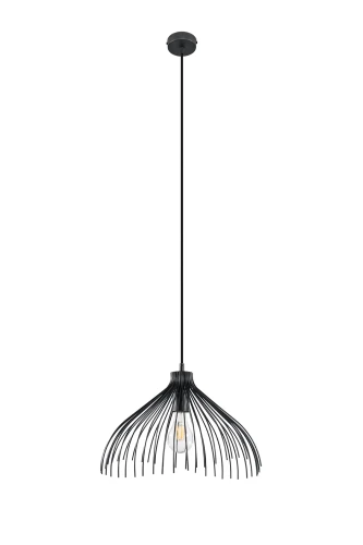 Lampa wisząca Sollux UMB czarna E27 wys.125cm