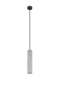 Lampa wisząca Sollux LUVO 1 czarna GU10 wys.105cm