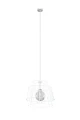 Lampa wisząca GATE biała 1xE27 wys.130cm