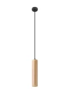 Lampa wisząca Sollux LINO 1 drewniana GU10 wys.105cm