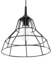 Lampa wisząca Sollux ANATA czarna E27 wys.95cm