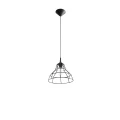 Lampa wisząca Sollux ANATA czarna E27 wys.95cm