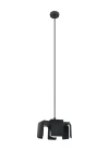 Lampa wisząca Sollux TULIP czarna 1xE27 wys.110cm