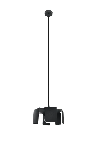 Lampa wisząca TULIP czarna 1xE27 wys.110cm